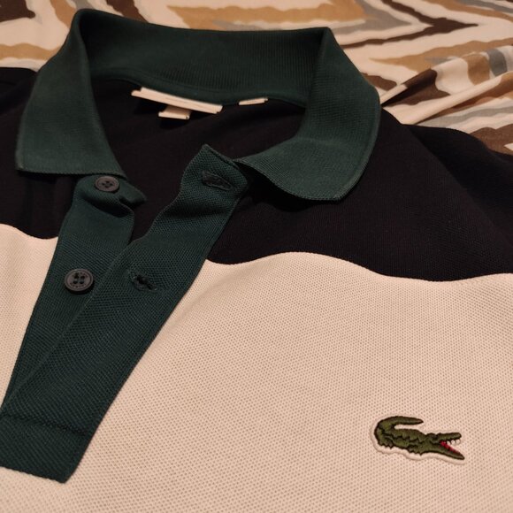 Polo Lacoste Homme Taille L Très bon état - Picture 3 of 8